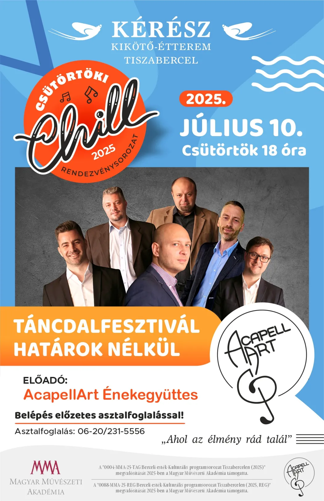 csütörtöki chill 2025 acapellart