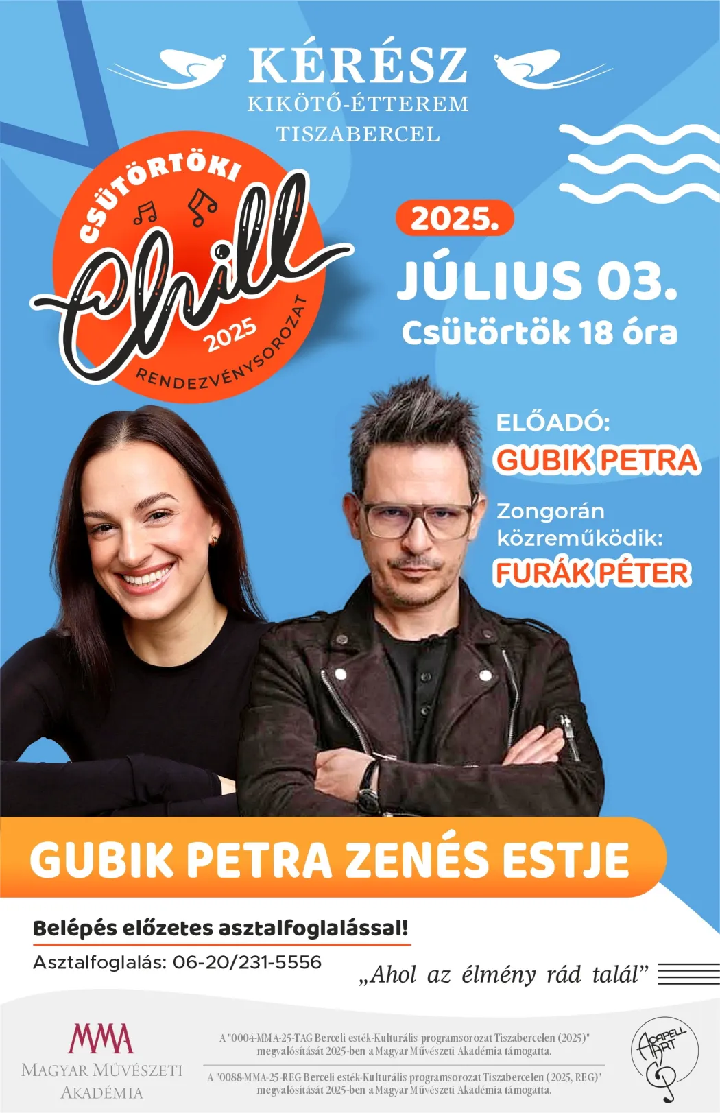 csütörtöki chill 2025 gubik petra