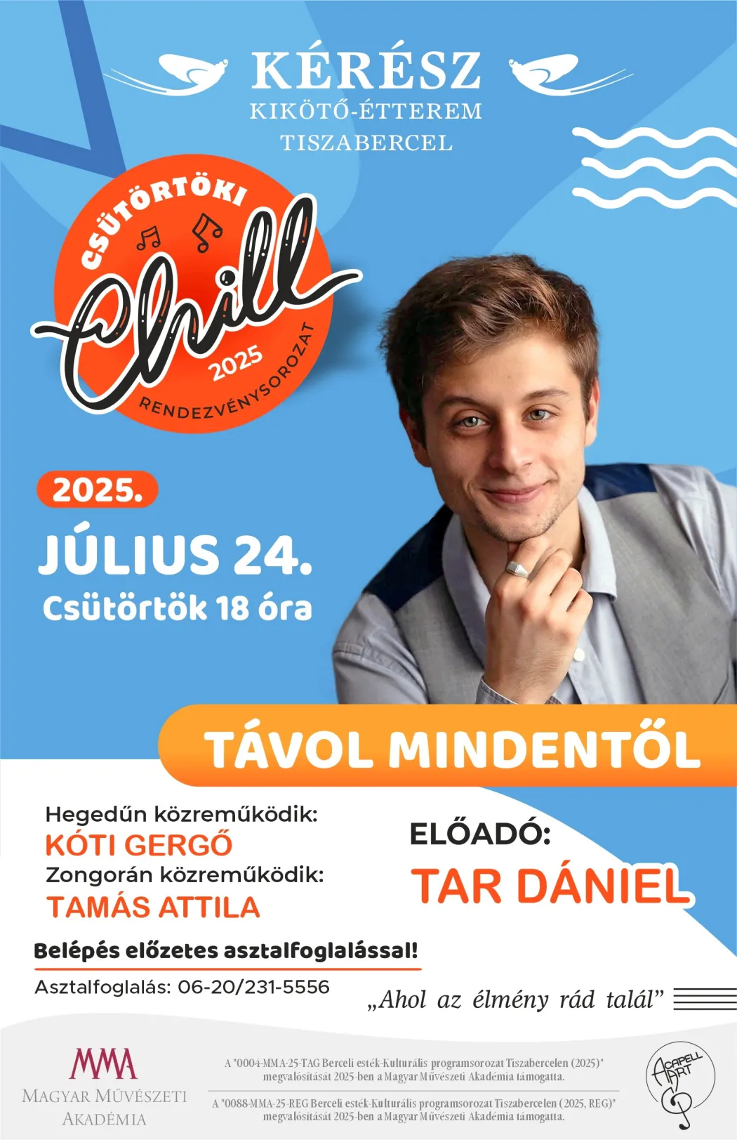 csütörtöki chill 2025 tar dániel